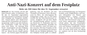 LVZ: No Dancing With Nazis - Delitzsch 15. September 2012
